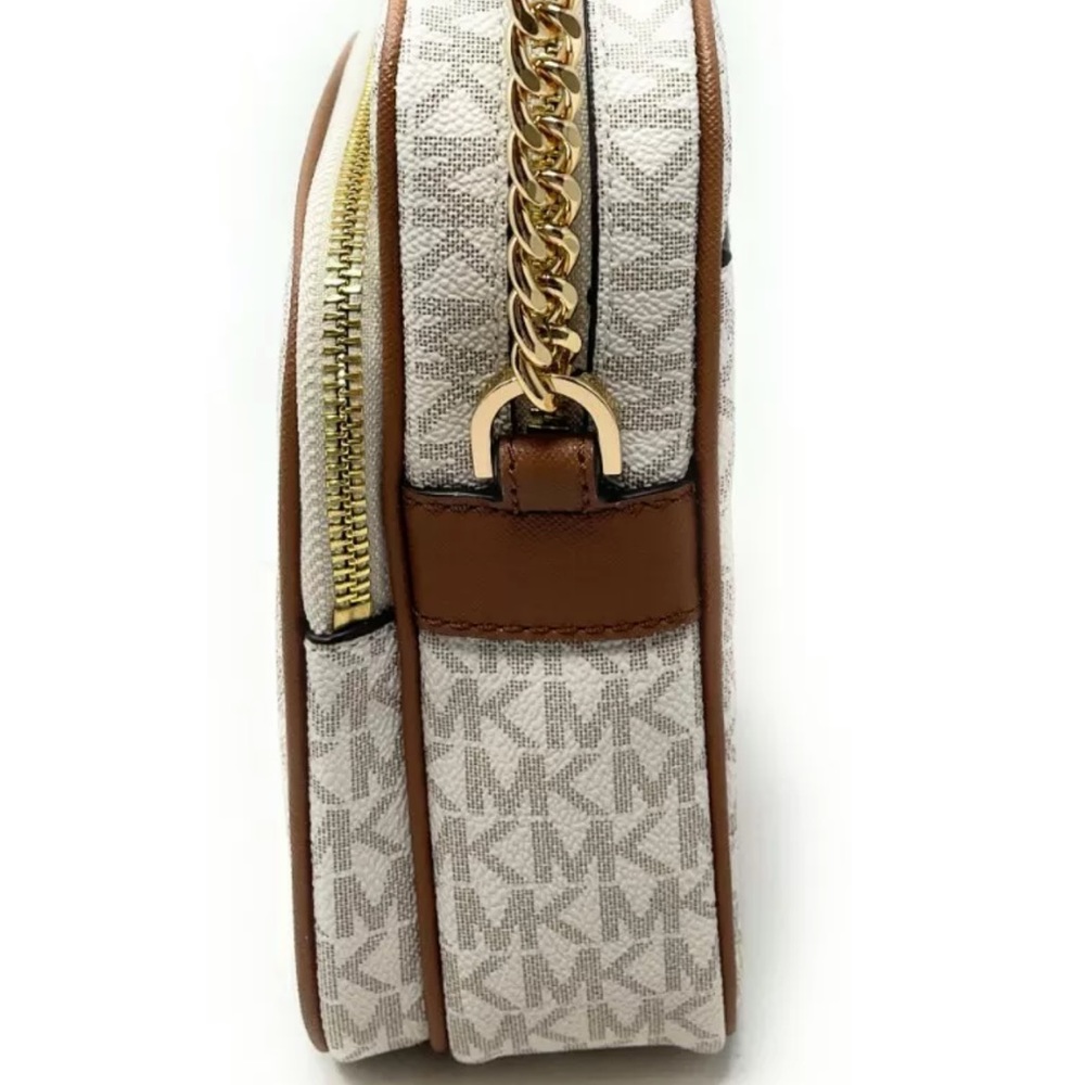 Michael Kors Jet Set Flight Crossbody Vanilla - Picture 9 of 11